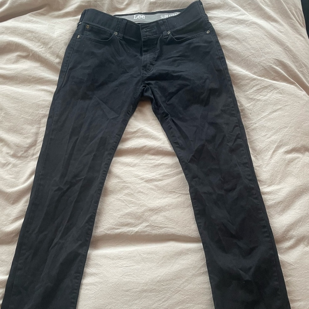 Men's Lee Black Jeans - NWOT